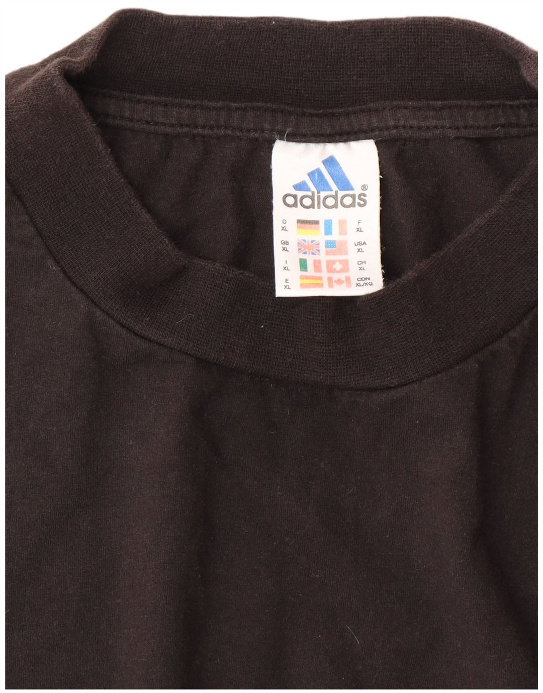 Camiseta masculina Adidas Top XL algodão preto