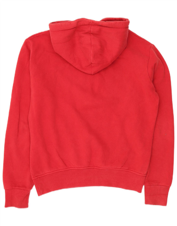 SUPERDRY moletom com capuz masculino gráfico médio algodão vermelho