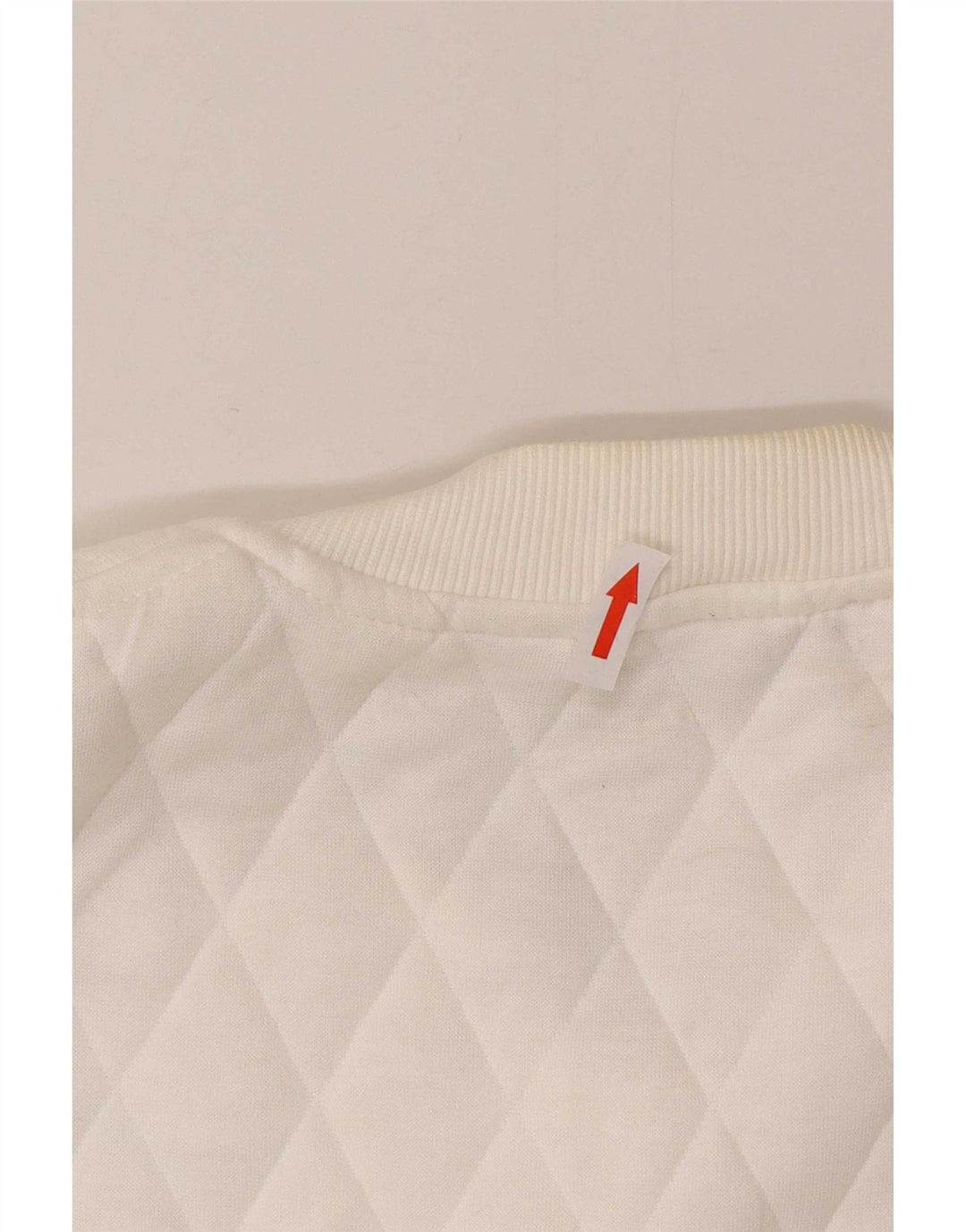 Jaqueta acolchoada feminina Marks & Spencer Reino Unido 14 grande poliéster branco