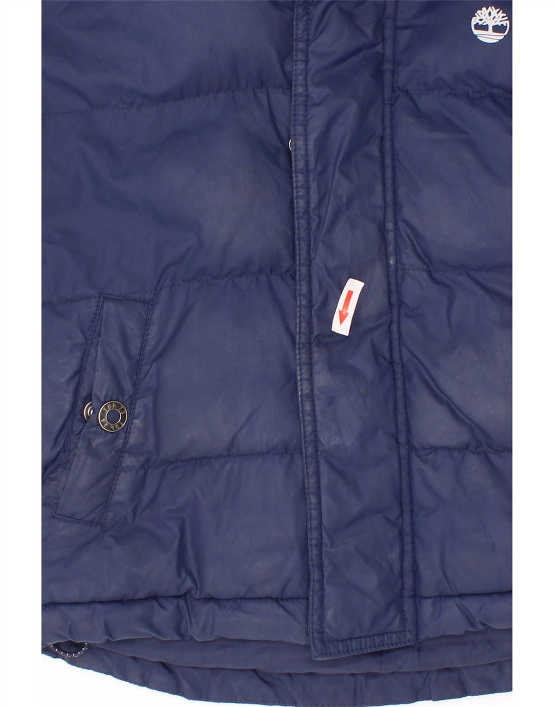 Casaco Timberland Boys com capuz acolchoado 4-5 anos azul marinho poliéster