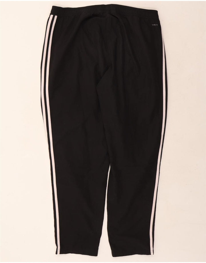 Adidas Mens Climalite Calças de treino 2XL poliéster preto