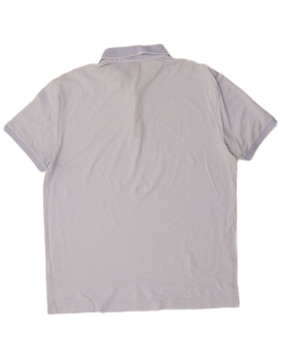 Camisa polo masculina Hugo Boss Regular Fit grande algodão azul