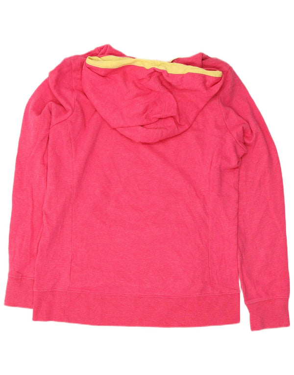 Suéter feminino com capuz gráfico The North Face UK 12 médio rosa esportivo