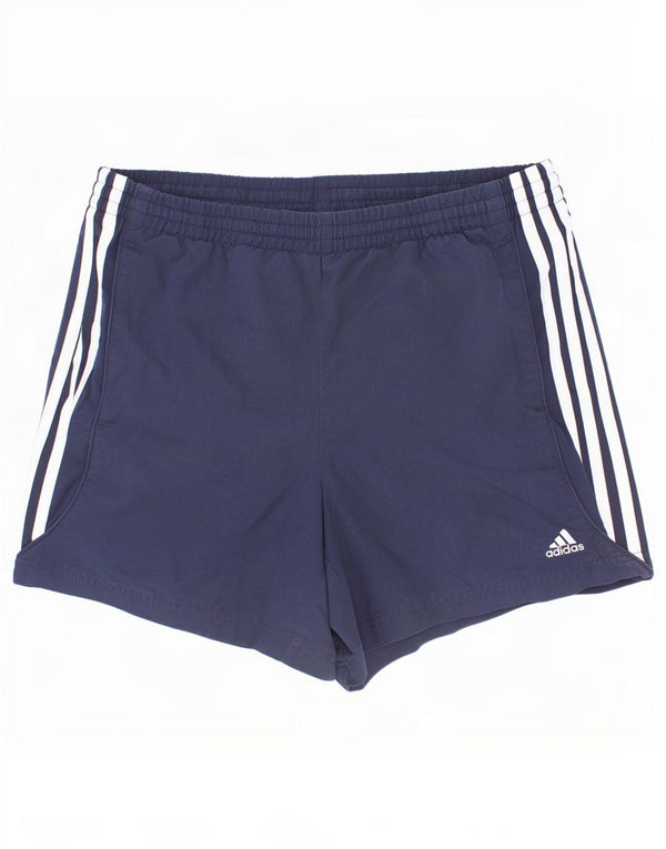 Shorts esportivos Adidas meninos 15-16 anos azul marinho poliéster