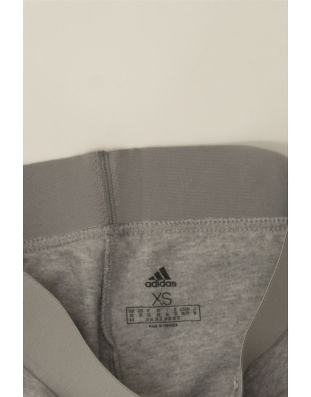 ADIDAS Womens Leggings UK 4/6 XS  Grey Vintage Adidas and Second-Hand Adidas from Messina Hembry 
