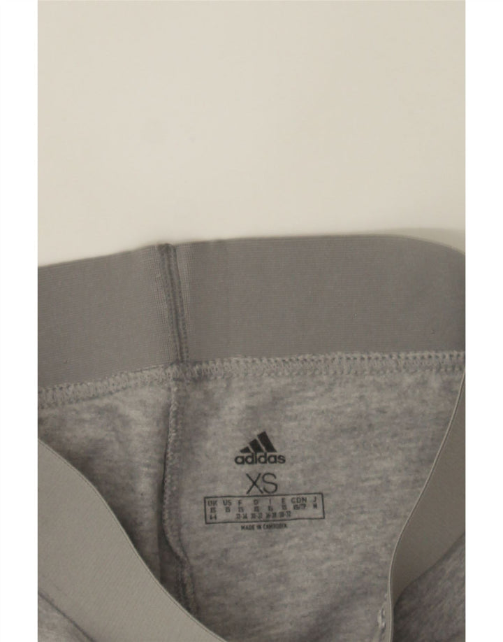 ADIDAS Womens Leggings UK 4/6 XS  Grey Vintage Adidas and Second-Hand Adidas from Messina Hembry 