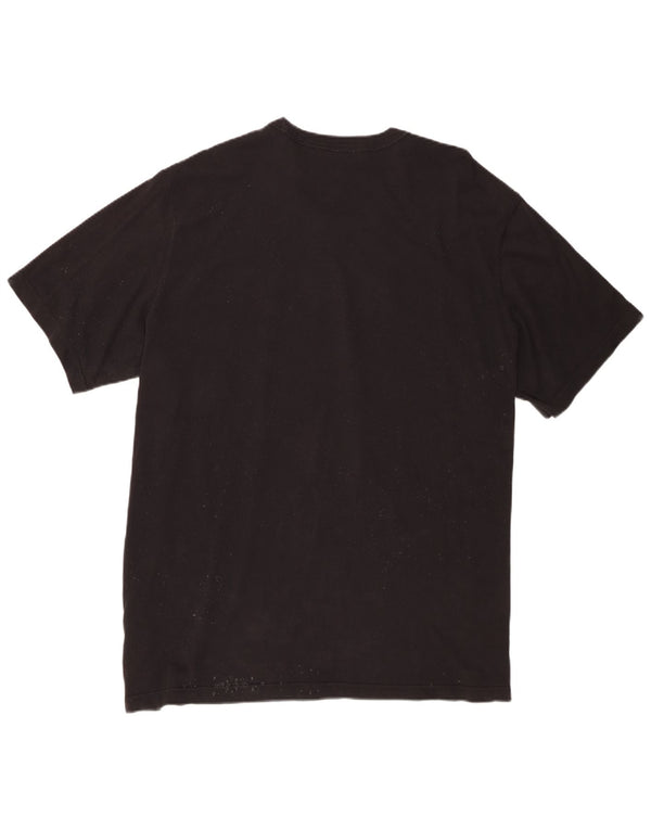 Camiseta gráfica masculina Adidas Top 2XL algodão preto