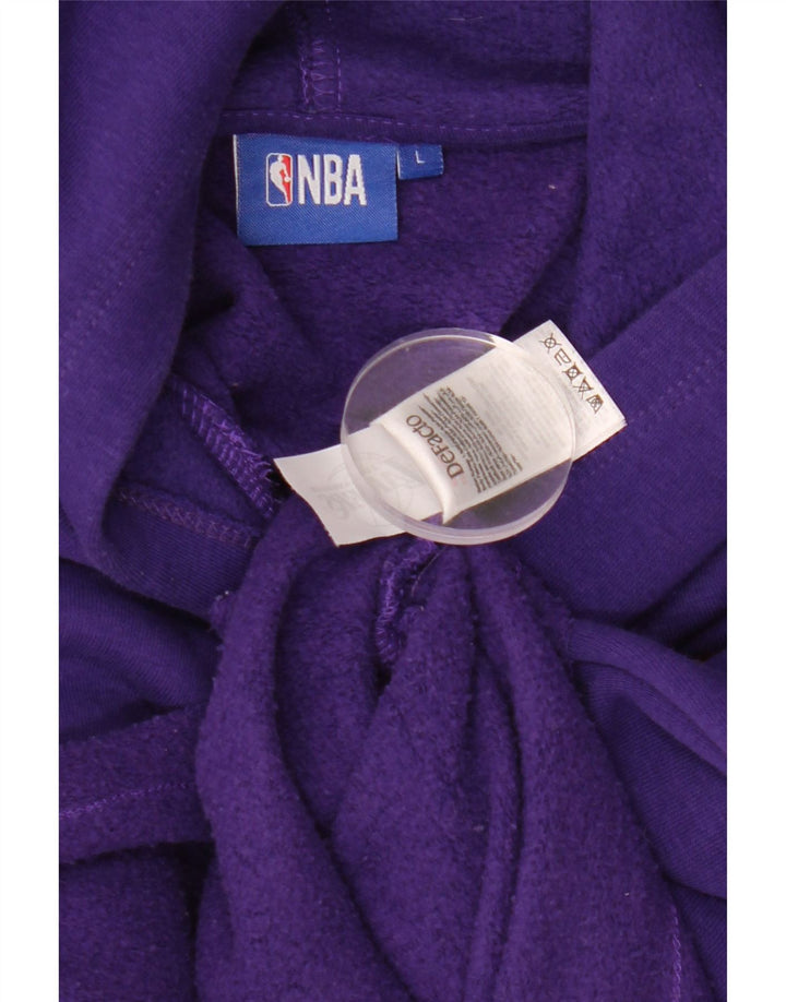 NBA feminino Los Angeles Lakers moletom com capuz grande Reino Unido 16 grande roxo