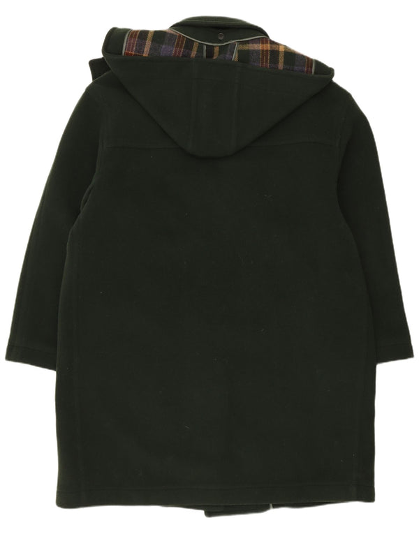 Casaco Duffle feminino com capuz San Remo UK 18 XL verde