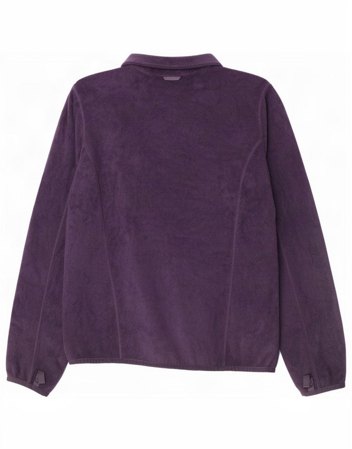 Jaqueta de lã feminina The North Face UK 10 poliéster roxo pequeno