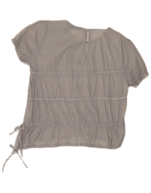 Blusa feminina Zara UK 14 cinza médio