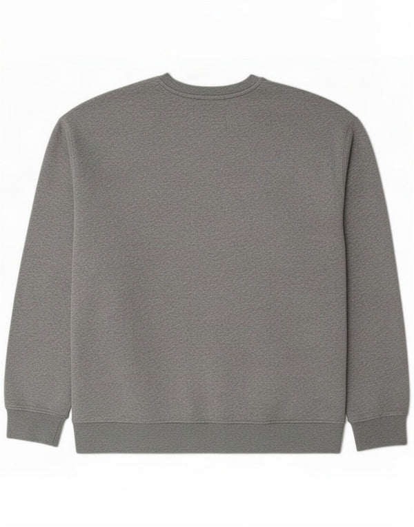 Jordan moletom masculino jumper grande algodão cinza