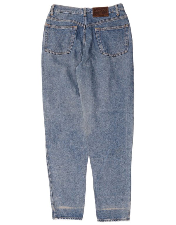 Calça jeans feminina Mason's Tapered IT 46 grande W30 L31 azul