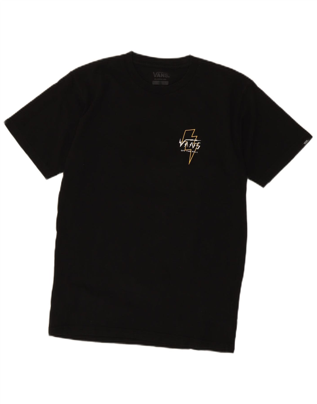 Camiseta masculina Vans Classic Fit Graphic pequena preta