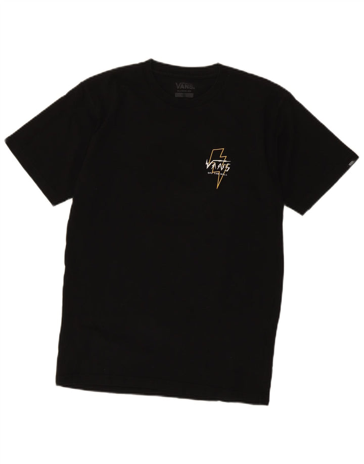 Camiseta masculina Vans Classic Fit Graphic pequena preta