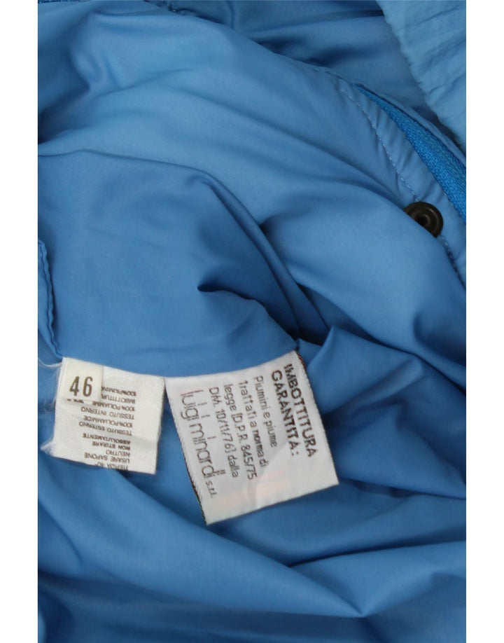 Jaqueta acolchoada masculina com capuz MC Ross IT 46 poliamida azul pequena