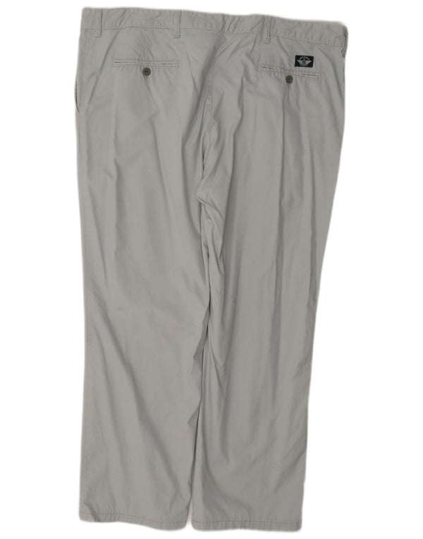 Calça Chino Masculina Dockers Pegged W42 L29 Cinza