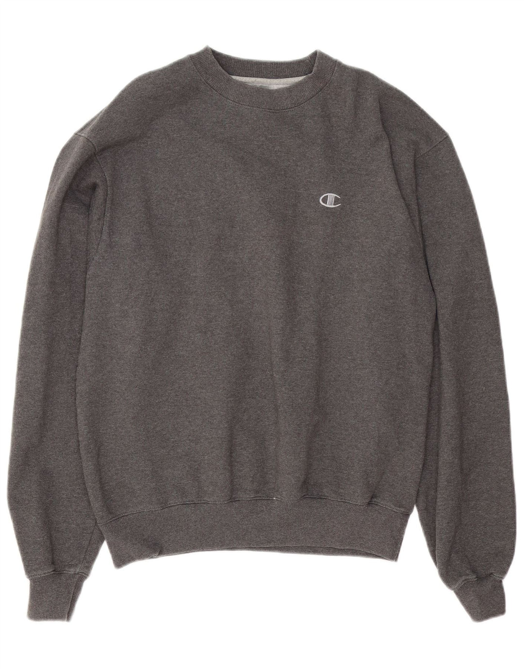 Champion moletom masculino jumper médio cinza algodão