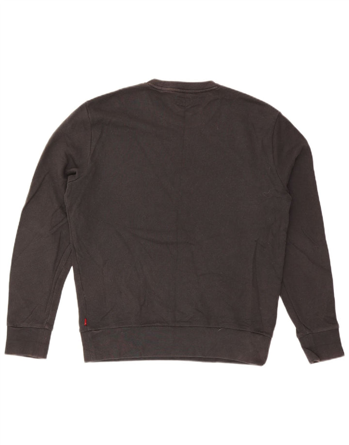 Moletom masculino Levi's San Francisco Graphic moletom médio preto algodão
