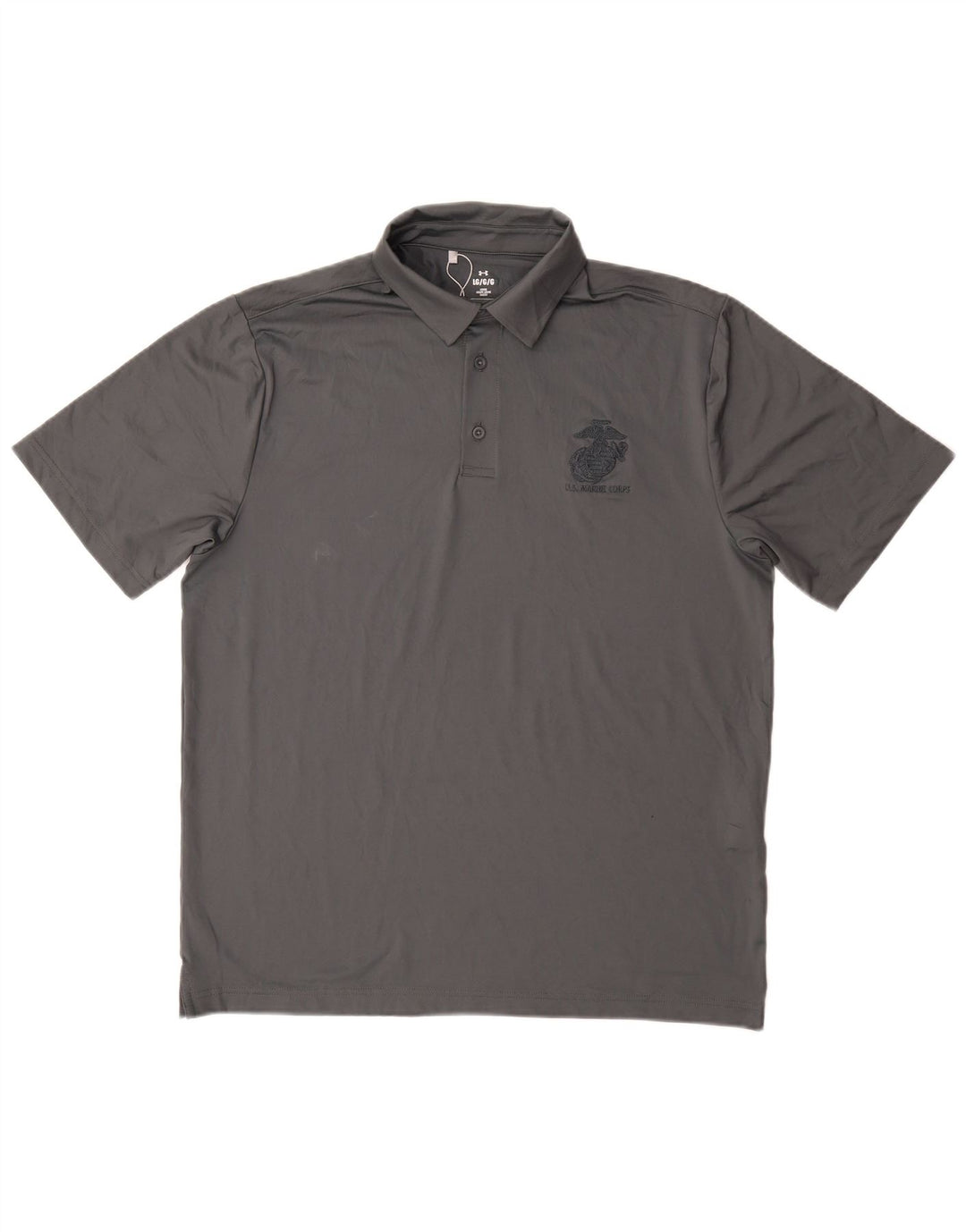 Camisa polo masculina UNDER ARMOUR poliéster cinza grande