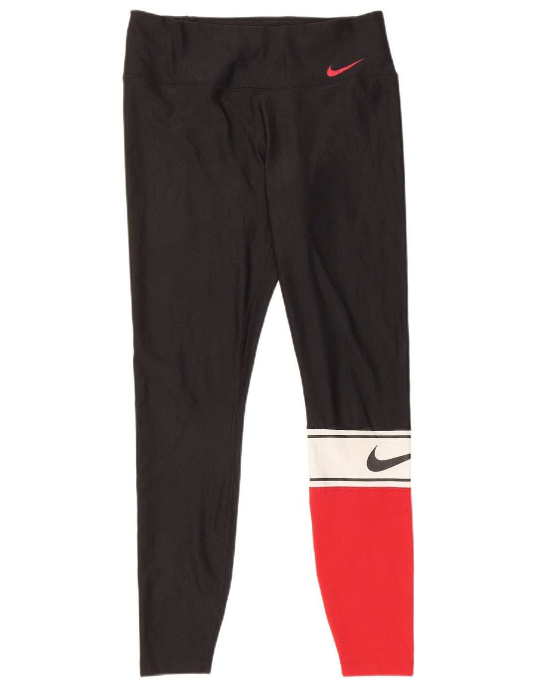 Leggings Nike Dri Fit UK 14 Médio Preto Colourblock Poliéster