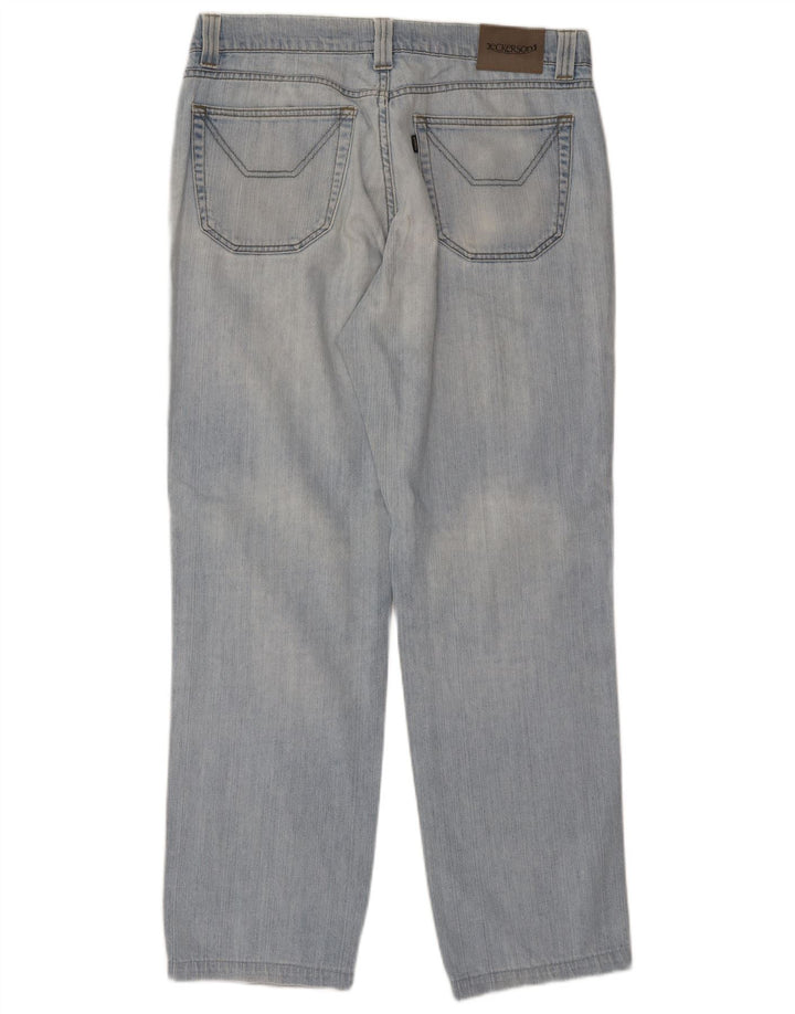 Jeans retos femininos Jeckerson W36 L30 algodão azul
