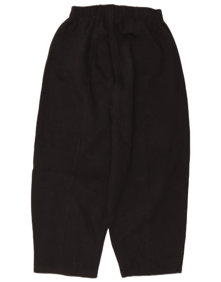 Calça de treino feminina Zara UK 12 algodão preto médio
