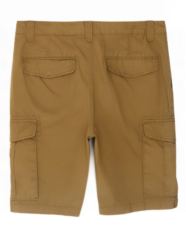 Shorts cargo masculino Marks & Spencer W32 algodão cáqui médio