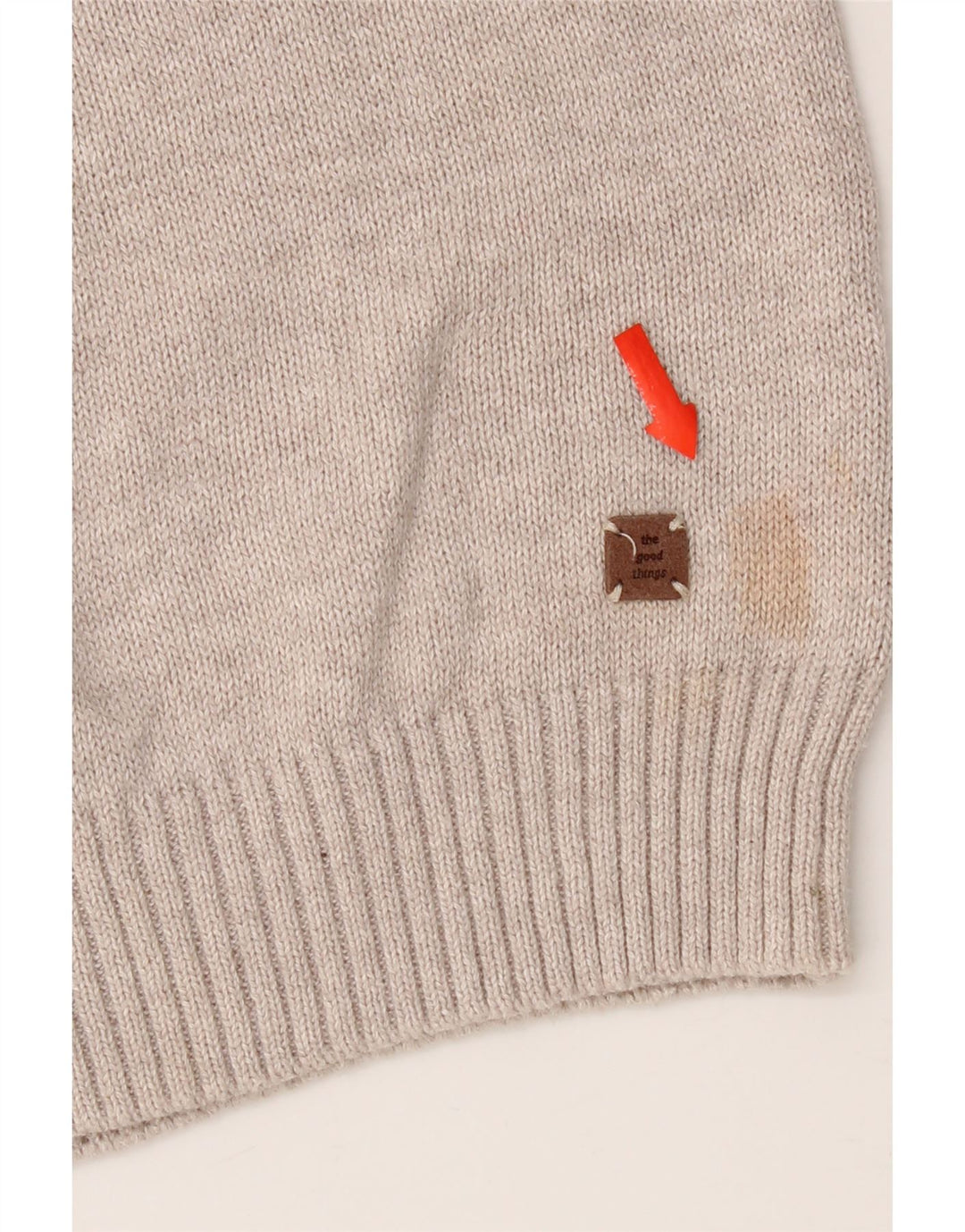 Suéter Zara Boys com zíper e gola 13-14 anos bege