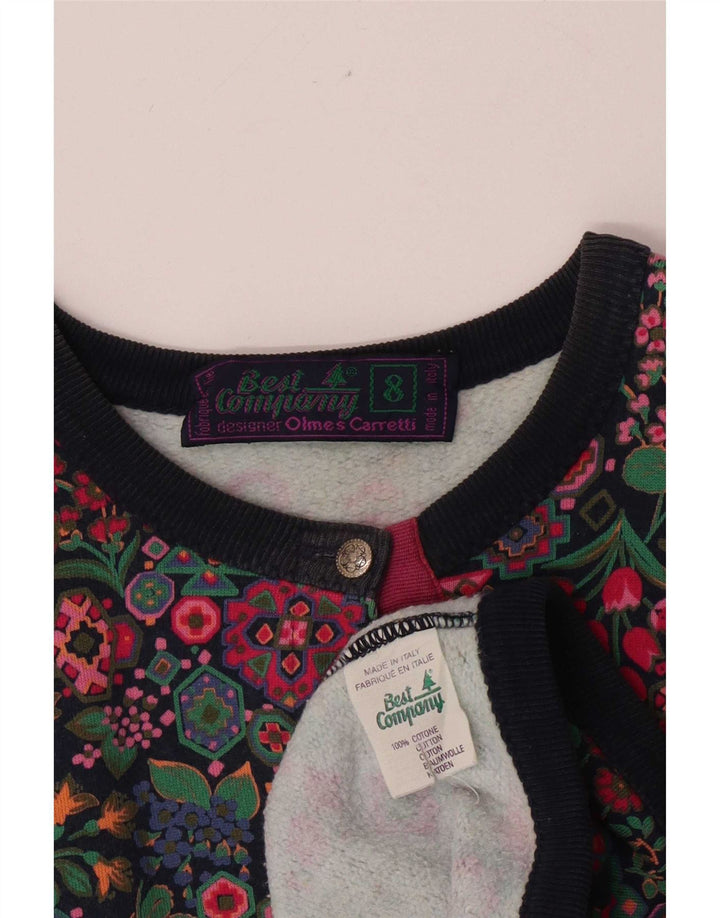 Suéter cardigã feminino Best Company US 8 médio multicolorido
