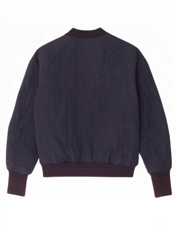 Jaqueta acolchoada masculina Gant UK 38 poliéster azul marinho médio