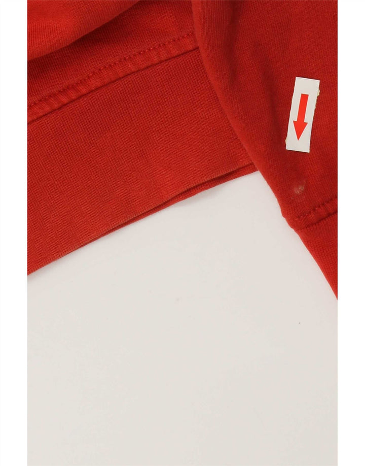 Kappa moletom gráfico masculino jumper médio vermelho