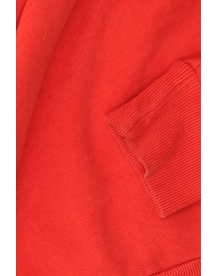 SUPERDRY moletom com capuz masculino gráfico XS algodão vermelho