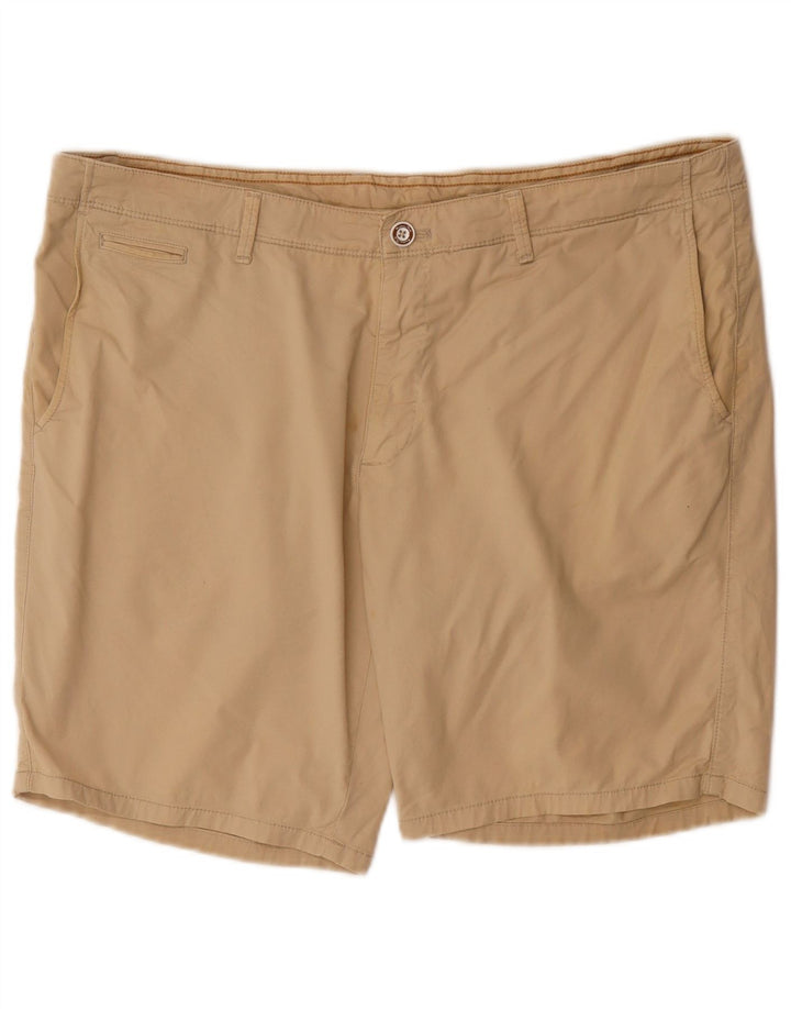 MASSIMO DUTTI Mens Chino Shorts EU 48 XL W38 Algodão Bege