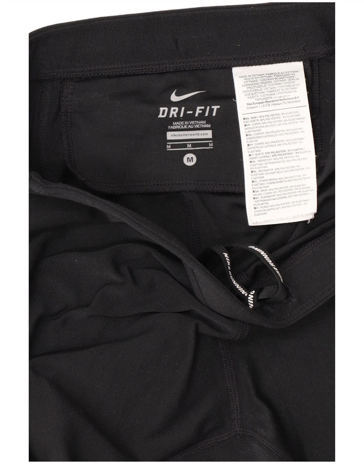 Calça de treino feminina Nike Dri Fit UK 12 poliéster preto médio