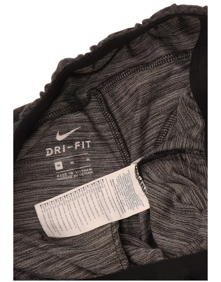 Calça de treino masculina Nike Joggers cinza médio manchado de viscose