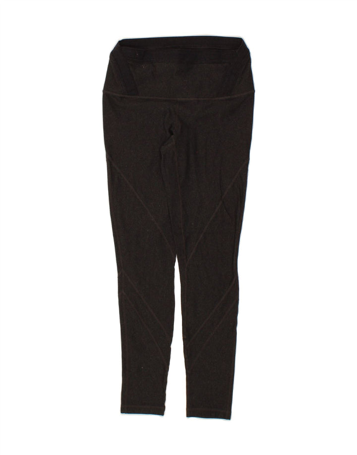 PRANA Womens Leggings UK 10 Small Grey Vintage Prana and Second-Hand Prana from Messina Hembry 