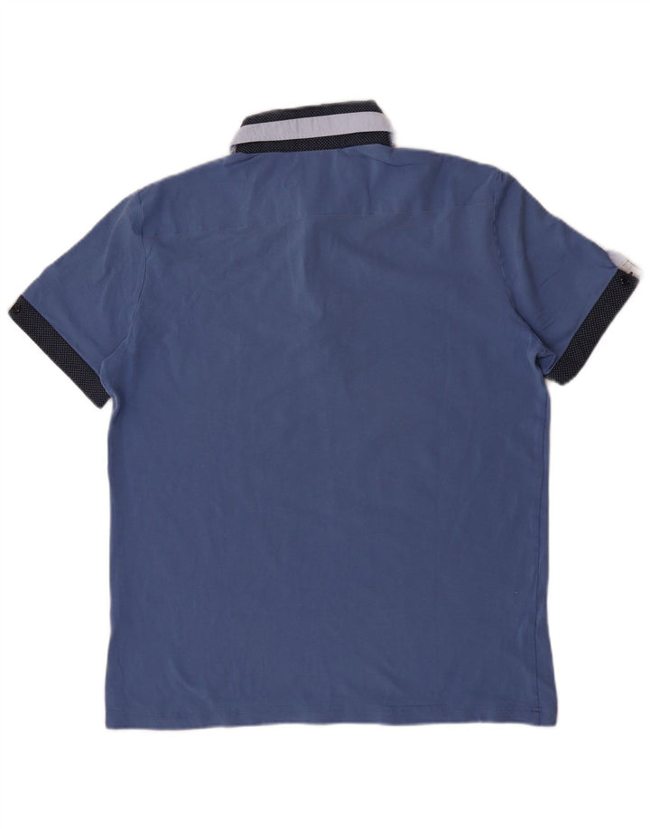 Camisa polo masculina Cesare Paciotti XL azul