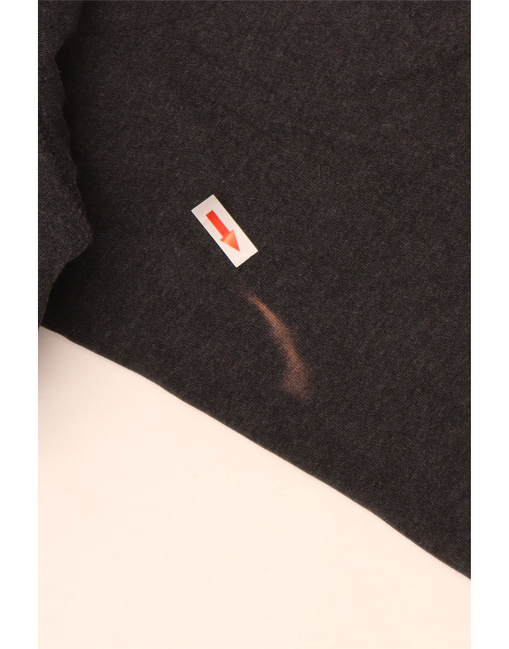 Suéter gráfico feminino DKNY UK 18 XL algodão preto