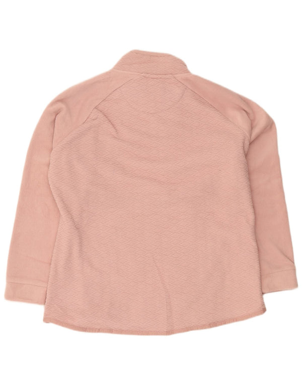 Jaqueta de lã feminina Weird Fish UK 18 XL poliéster rosa