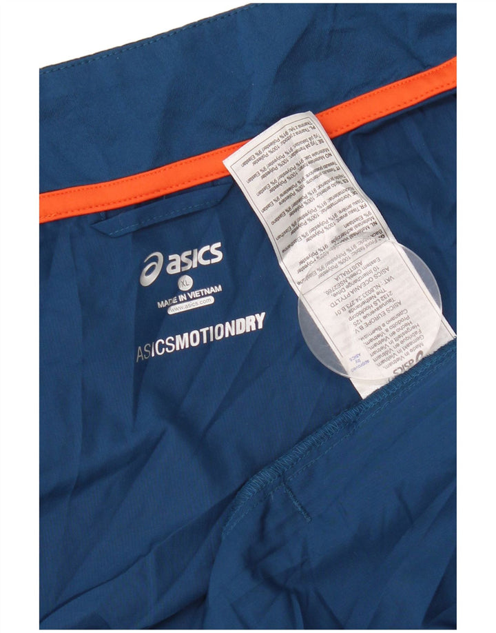 Asics Mens Tracksuit Top Jacket XL Azul Poliéster