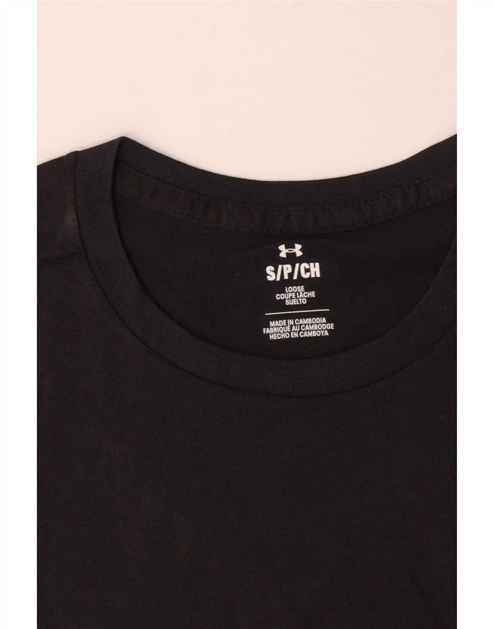 Camiseta masculina Under Armour pequena preta