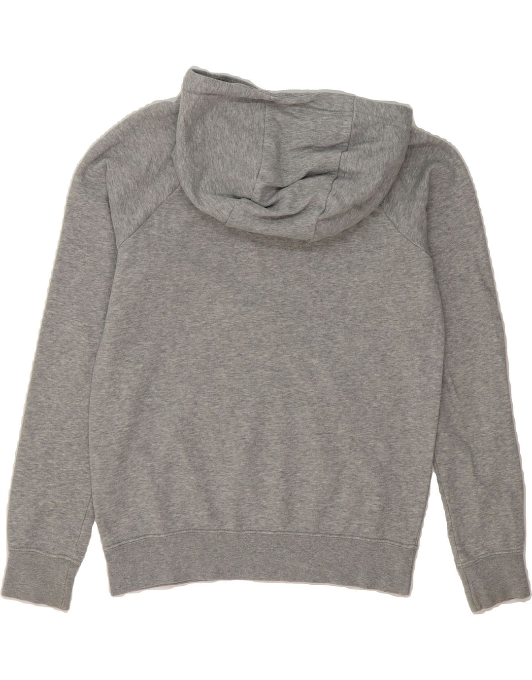 NIKE Womens Oversized Graphic Hoodie Jumper UK 6 XS Grey Cotton Vintage Nike and Second-Hand Nike from Messina Hembry 