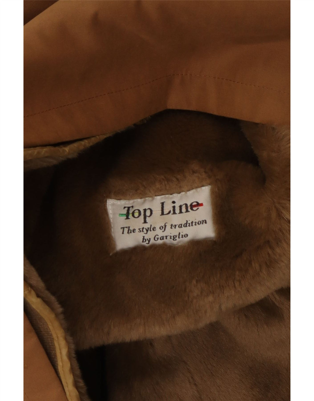 Casaco Sherpa feminino VINTAGE Reino Unido 16 grande poliéster marrom