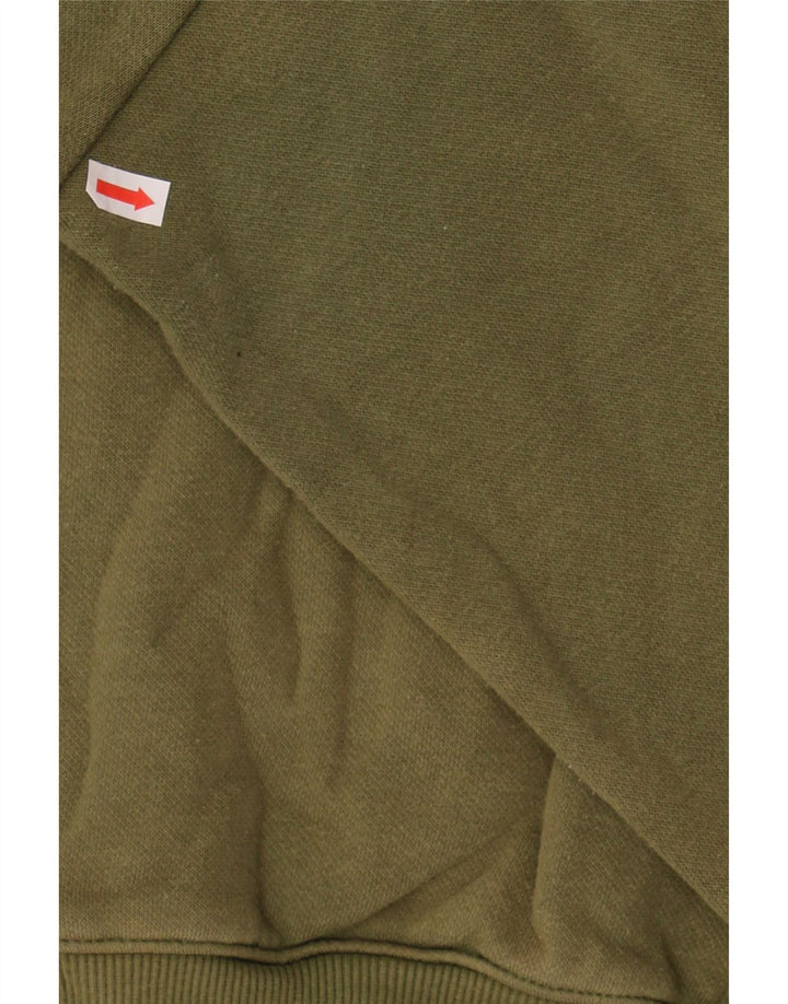CHAMPION Womens Hoodie Jumper UK 16 Large Green Cotton Vintage Champion and Second-Hand Champion from Messina Hembry 
