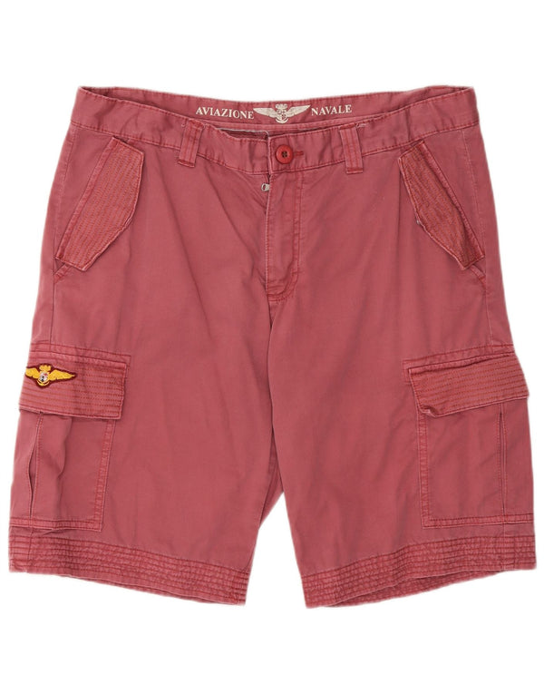 Aviazione Navale Mens Cargo Shorts IT 52 2XL W38 Rosa