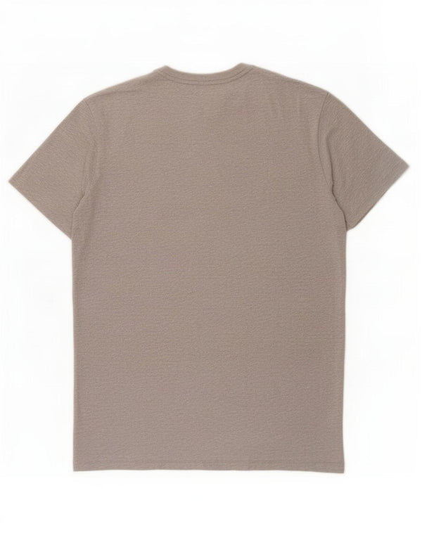 Camiseta masculina Diadora Top XL cinza manchado de algodão