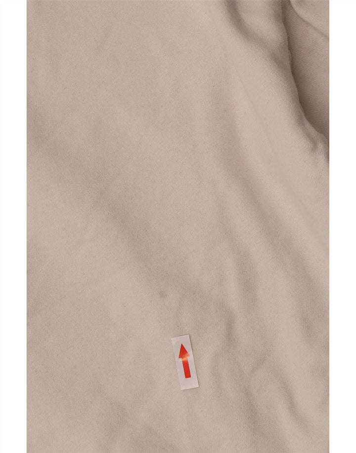 Superdry feminino gráfico oversized moletom jumper UK 16 grande branco