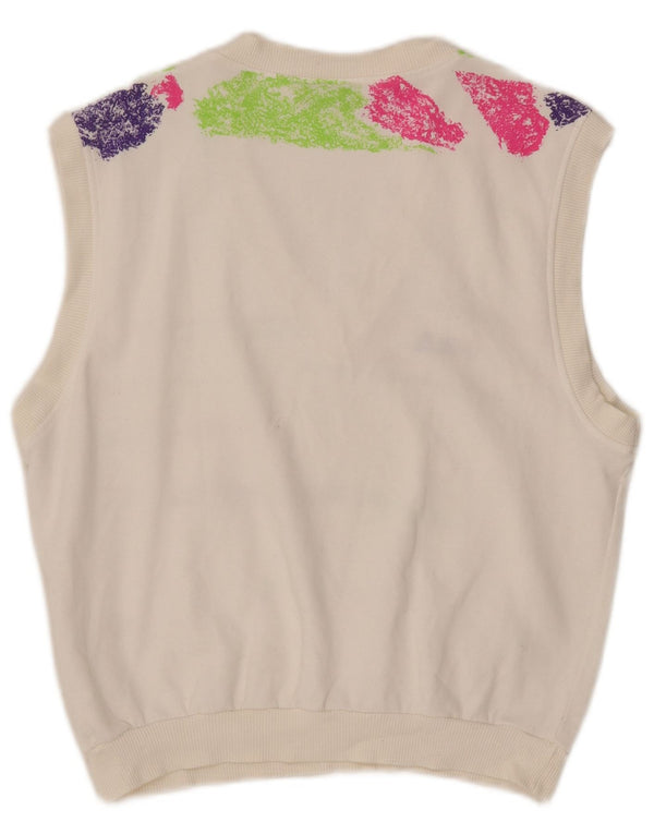 Fila Womens Vest Tank Top IT 46 Grande Branco