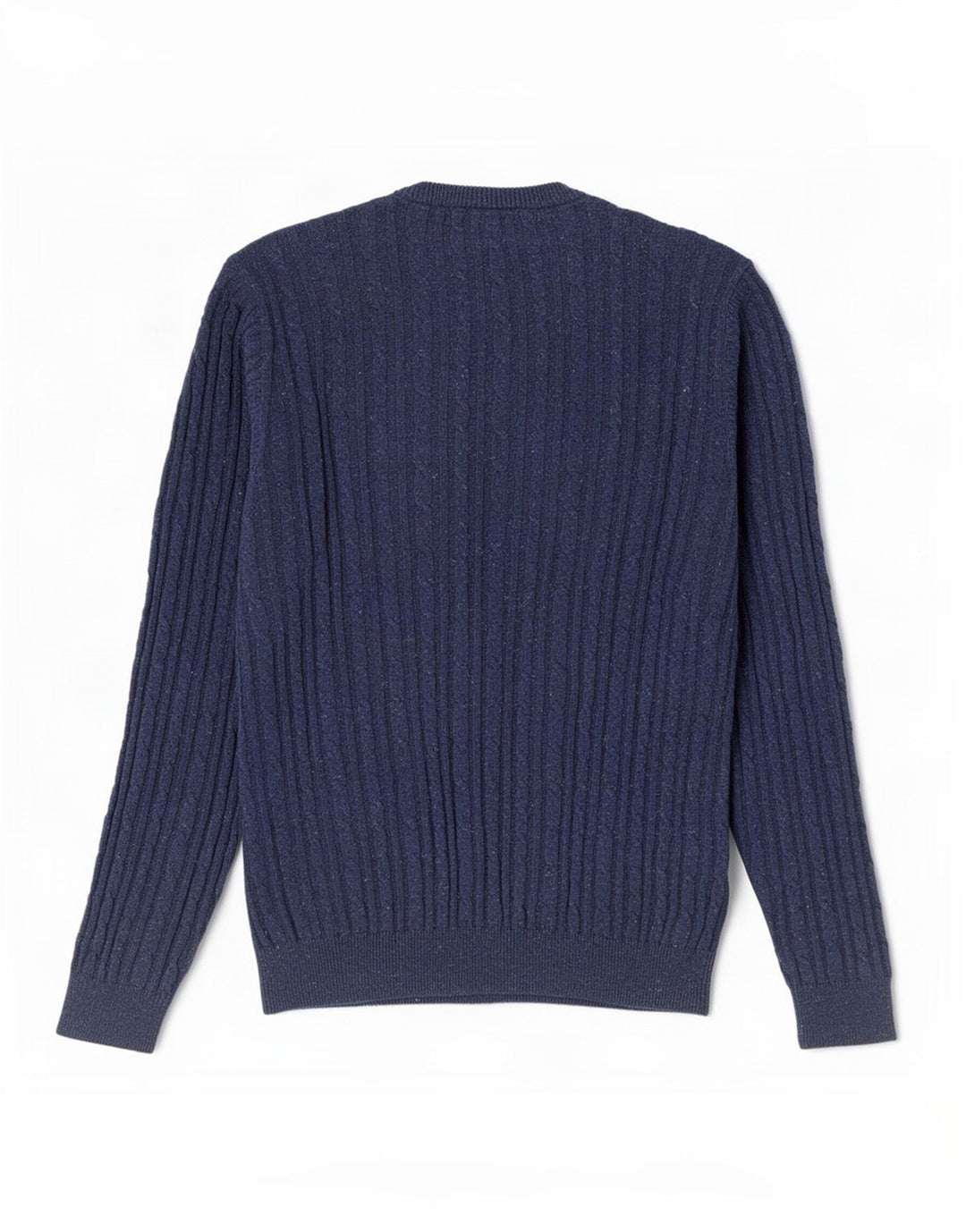 Suéter masculino Jack Wills com gola redonda, algodão azul marinho médio